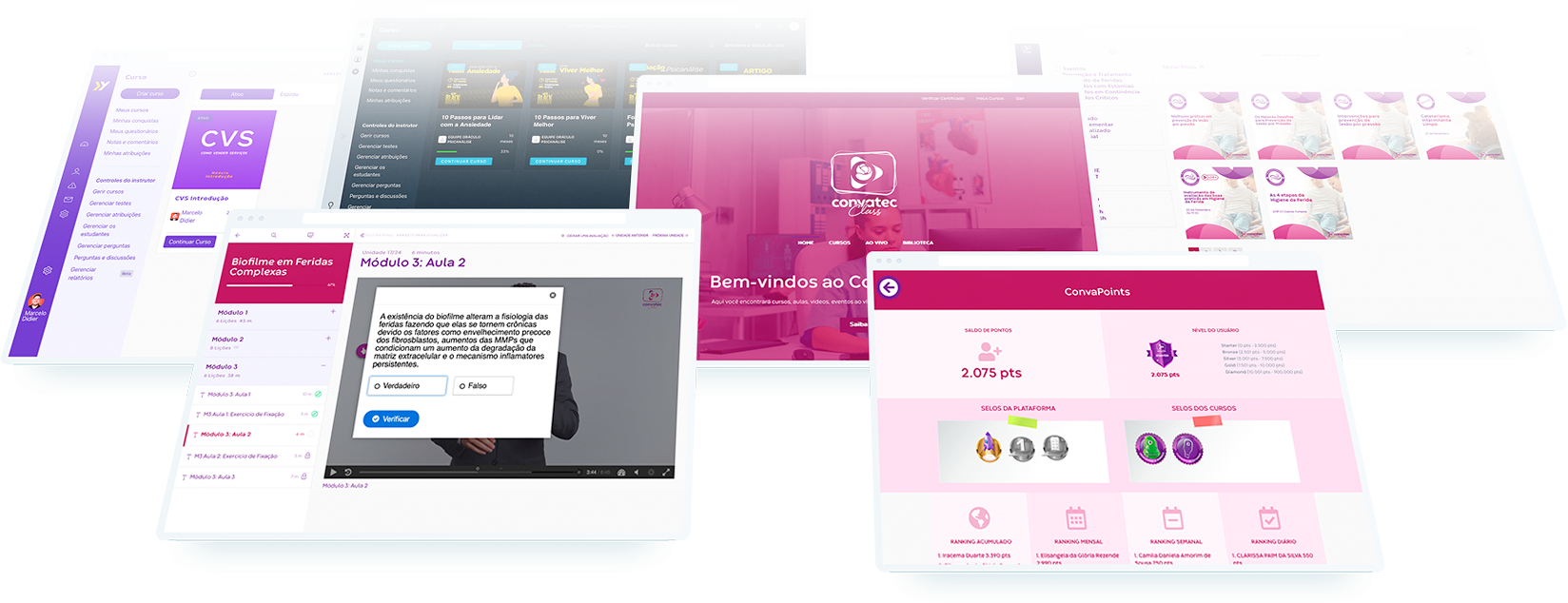 Imagens da Plataforma SPACE